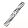 Adecuado para Correa Apple iWatch S10 Acero Inoxidable Huawei S11 Correa de Reloj Inteligente Correa de Acero Macizo de Tres Eslabones