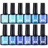 Fábrica de Arte de Uñas Nuevo Esmalte de Uñas en Gel Azul Fototerapia Transfronteriza Gel de Uñas Gel de Uñas al Por Mayor