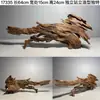 Ornamento de Paisaje de Madera para Acuario Tamaño Pequeño Puente de Arco de Madera de Tejo Morado Natural Tocones de Árboles Sudamericanos Plataforma para Tomar el Sol de Tortuga Escondite Pilar Hundido