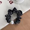 2025 Estilo Primavera Floral Intestino Grueso Lazo para el Cabello Casual Perla Encaje Diadema Flor para la Cabeza Cuerda para el Cabello Nuevos Accesorios para el Cabello