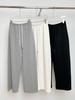 Pantalones CAY Perezosos Suaves de Tencel Modal Capa de Aire Nube Diseño de Machete Nicho Vertical Lisos Casuales