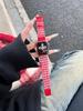 Correa de Cuero a Cuadros Retro de Felpa Adecuada para Apple Watch iWatch Décima Tercera Generación 11/10Ultrase