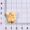 Acessórios de resina de animais de desenho animado para projetos DIY: adequado para tamancos, chaveiros, garrafas de água, elásticos de cabelo, presilhas de cabelo, capas de celular e bolsas