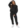 Ropa de Otoño e Invierno Europea y Americana Transfronteriza Sudadera con Cuello Redondo Estampada Traje de Pantalón Moda Casual para Mujer Sudadera de Manga Larga Traje Stock Disponible