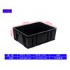 Caja de plástico antiestática gruesa de grado industrial, caja conductora ESD, marco de plástico electrónico SMT, caja de plástico negra
