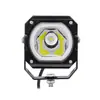 Iluminación para Vehículos Todoterreno de Alto Brillo Ultra-Concentrada Faro Foco de Media Parrilla de Alta Potencia Luz para Motocicleta de Largo Alcance con Luz Diurna
