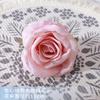 Cabeza de flor de rosa artificial hecha a mano material para ramo flor eterna decoración cabeza de flor artificial ramo hecho a mano DIY flor falsa