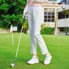 Calça de Golfe Estilo Coreano Feminina Calça Micro Flare Slim Fit Slim Fit Calça Esportiva de Golfe Comprimento no Tornozelo Roupa Feminina