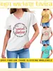 Camiseta de Manga Corta Extra Grande para Mujer Talla Plus 100 kg con Estampado de Letras, Cuello en V Estilo Coreano, Top de Moda y Versátil para Verano