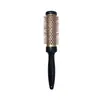 Rodillo Peine para Cabello Rizado, Peine de Estilismo con Tubo de Aluminio, Peine Alisador para Cabello Esponjoso, Rodillo Peine de Nylon Dorado con Agujeros Redondos, Herramientas de Peluquería al por Mayor