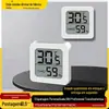 Termômetro de Comércio Exterior para Uso Interno, Home Office, Mini Rosto Sorridente Eletrônico com Display LCD e Adesivo, Transfronteiriço