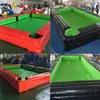 Accesorios Divertidos para Reuniones Deportivas Mesa de Billar Inflable de Tamaño Real Estilo Patada de Pie Equipo para Actividad de Expansión de Team Building de Empresa al Aire Libre