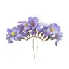 Pasador de Tela Flor Estrellada 2026 Nuevo Estilo Estilo Bosque Dulce y Fresco Pasador Nicho Accesorio para el Cabello de Alta Gama para Mujeres