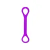 Expansor de Peito com Corda em Oito, Faixa Elástica de Yoga, Tensor em Oito para Corrigir Corcunda, Embelezar as Costas e Abrir os Ombros, Ferramenta de Treino de Costas para Fitness em Casa