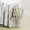 Soporte de escritorio para libros, caja de almacenamiento para estantería, soporte de escritorio transparente para libros de estudiante, panel divisor, portalápices de acrílico, estante de almacenamiento