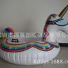 Fabricante en stock material resistente al frío 190CM anillo de esquí inflable de unicornio para exteriores anillo de esquí inflable de flamenco