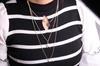 C201 Moda coreana versátil colar personalizado de estrela de cinco pontas acessórios design de nicho europeu e americano rede de influenciadores colar com pingente