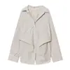 Ropa Nueva de Primavera 2026 para Mujer de Aliexpress Transfronterizo Elegante y a la Moda Camisa Holgada de Rayas con Mangas Murciélago 4661173