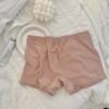 Calças de segurança de seda de gelo sem traços Flat Corner Soft Primavera e Verão Wear-Free calcinhas Uma calça Two-Wear Anti-Walking Mid-Waist Base Shorts