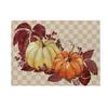 Mantel de Acción de Gracias de Otoño Transfronterizo con Estampado de Calabaza, Hoja de Arce y Girasol, Servilleta de Mesa Aislante al Calor, Antideslizante, Decorativo