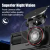 Novo Gravador de Condução de Três Lentes Mais Vendido 1080P Três Lentes Conexão Wifi Visão Noturna Gravador Grande Angular Dvr