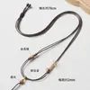 Corda de couro encerado de alta qualidade, macia, lisa, trançada à mão, cordão para colar, cordão para pendurar joias DIY, Buda de jade, jade Hetian
