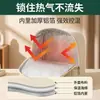 Bolsa de almuerzo simple engrosada para trabajadores de oficina, bolsa de almuerzo de papel de aluminio, bolsa térmica, portátil, impermeable, gran capacidad para llevar fuera