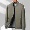 Chaqueta Casual de Primavera y Otoño para Hombre, Abrigo de Otoño para Papá de Mediana Edad, Ropa para Hombres de Mediana Edad y Mayores, Top de Otoño para Papá