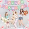 Ba385 Amazon Intimates Fiesta de Pijamas Fiesta de Pijamas Chica Linda Banner Rosa Banderines
