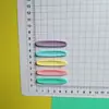 Accesorios al por mayor de piezas planas de 5 cm de colores dulces para manualidades DIY, flequillos laterales sin costuras para niñas y materiales de pinzas de cocodrilo