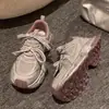 2026 Nuevos Zapatos de Padre para Mujer de Otoño Más Vendidos, Cómodos y Versátiles, Zapatos Deportivos Casuales de Suela Gruesa para Aumentar la Altura, Transpirables para Mujer