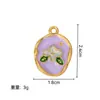 Colgante de Pintura al Óleo Jardín de Monet Estilo Chino Nuevo Colgante de Collar de Esmalte y Perla Flor Pájaro Accesorios de Joyería DIY