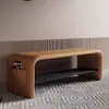 Banqueta para cambiar zapatos para la entrada, banco de zapatos para recibidor de casa, zapatero de lujo ligero de alta gama con asiento, banco de zapatos integrado para entrada