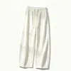 Pantalones de Modal para Mujer Otoño Invierno Nueva Llegada Caída Cintura Alta Adelgazantes Sueltos Deportivos Casuales Pantalones de Chándal Pierna Ancha