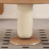 Mesa de comedor redonda nórdica de madera estilo japonés apartamento pequeño estilo tranquilo mesa de comedor de madera maciza combinación de mesa y silla redonda para comedor