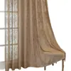 Cortinas translúcidas modernas minimalistas de rama de árbol para ventana, transmiten la luz pero no son transparentes, cortinas listas para usar para la sala de estar, cortinas translúcidas, el fabricante transfronterizo puede enviar por cuenta propia
