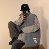 Chaleco Retro Hiphop para Hombre Chaleco de Algodón Hombres Otoño e Invierno Cálido Ropa Exterior de Algodón Chaleco Térmico Chaqueta Americana