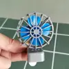 Brinquedo Doce Miniatura Mini Ventilador Elétrico Pequeno de 6 Pontas ob11 Boneca de Pano Pequena Acessórios para Casa de Bonecas Adereços Modelo