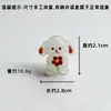 Mini Enfeites de Coelho de Vidro Feitos à Mão em Estilo Criativo e Fofo, Decoração de Mesa de Vidro de Quatro Coelhos Fofos Presentes