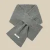 Bufanda de Lana Australiana para Mujer Otoño e Invierno, Nuevo Estilo Coreano para Uso Diario, Bufanda Cruzada Cálida para Pareja, Bufanda para el Cuello para Mujer