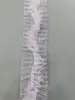 Punto de fábrica encaje abullonado código de barras plisado diy ropa infantil cuello de lana vestido de novia falda de malla tridimensional