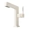 Fabricante de Torneiras Kaiping Torneira de Banheiro Monofuro de Metal Maciço com Display Digital e Mangueira Extensível para Lavatório, Quente e Frio