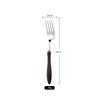 Juego de Cubiertos Estilo Occidental con Mango de Madera Usado: Cuchillo para filete de madera de ala de pollo, Cuchara para plato principal, Cuchara para postre, Tenedor, Cuchara redonda