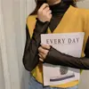 Camisa Base Apilada de Encaje de Malla Primavera y Otoño para Mujer, Delgada, de Manga Larga, Cuello Alto, Protector Solar, Interior, Color Sólido, Top Estilizado de Manga Larga