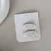 Mismo Estilo Pinza Metálica de Lunares Pinza de Pato para Mujeres Bonita Pinza para Flequillo Lateral Accesorio para el Cabello Pasador Pasador