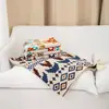 Esterilla de Picnic para Exteriores, Manta Bohemia, Tela de Picnic, Alfombra Retro para Acampar, Manta para Sofá de Estilo Étnico Lavable a Máquina