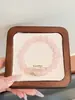 Pulseira de Quartzo Rosa Natural Cristal Rosa Feminina Nicho Alta Qualidade Original Moda Versátil Pulseira de Cristal Contas Atacado