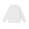Sudadera de Algodón Pesado de Moda Ropa de Trabajo Holgada Cuello Redondo Manga Larga Ropa de Trabajo Uniforme de Grupo Uniforme de Clase Camisa Cultural con Logo Impreso