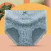 Ropa interior para mujer, Entrepierna de algodón puro, Grafeno antibacteriano, Control de abdomen, Cintura media, Encaje, Transpirable, Levanta glúteos, Bragas para mujer, Estilo delgado
