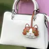 Nova Boneca Gato Vermelho Popular Bolsa Pingente Gatinho Elegante Chaveiro de Carro Acessórios Versáteis